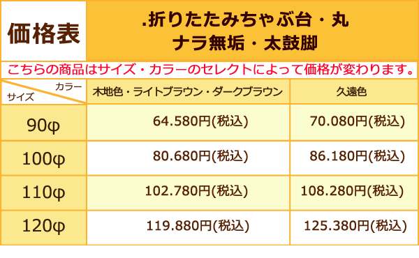 新価格表2016